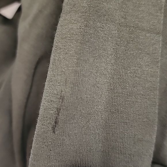 LOFT OLIVE GREEN Tie Waist Midi Dress/ SP - Picture 8 of 15